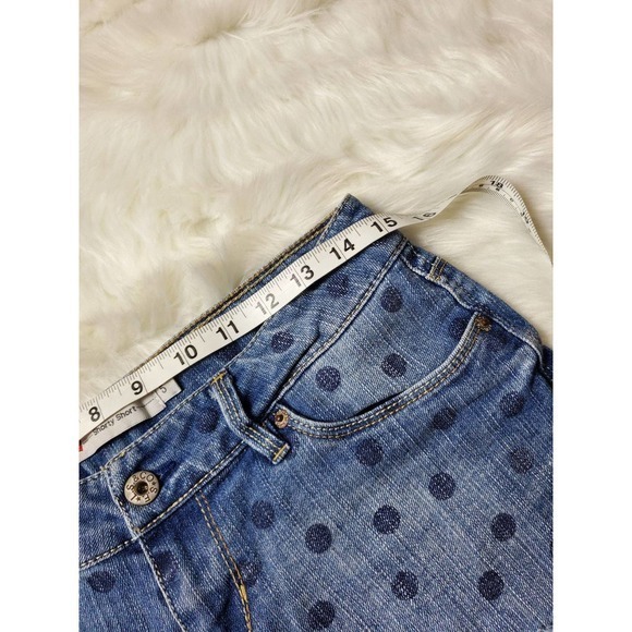 Levi's‎ Shorty Shorts Jean Shorts With Polka Dots Size 5 - Picture 4 of 7